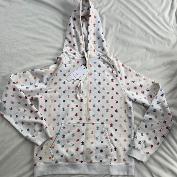 LHD Cannabis Pot Leaf Sweatshirt, size Large NWT! - Picture 3 of 5